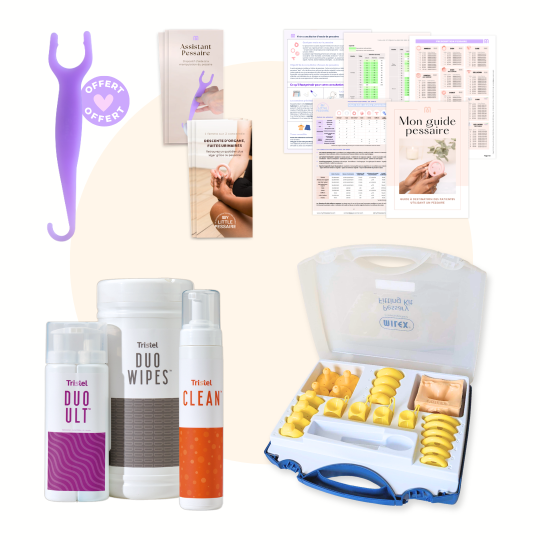 Kit prescripteur Pessaires - Milex + Désinfection